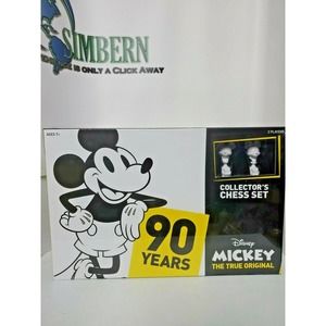 DISNEY 90th Celebration Mickey Mouse Collector's Chess Set. Brand New Sealed